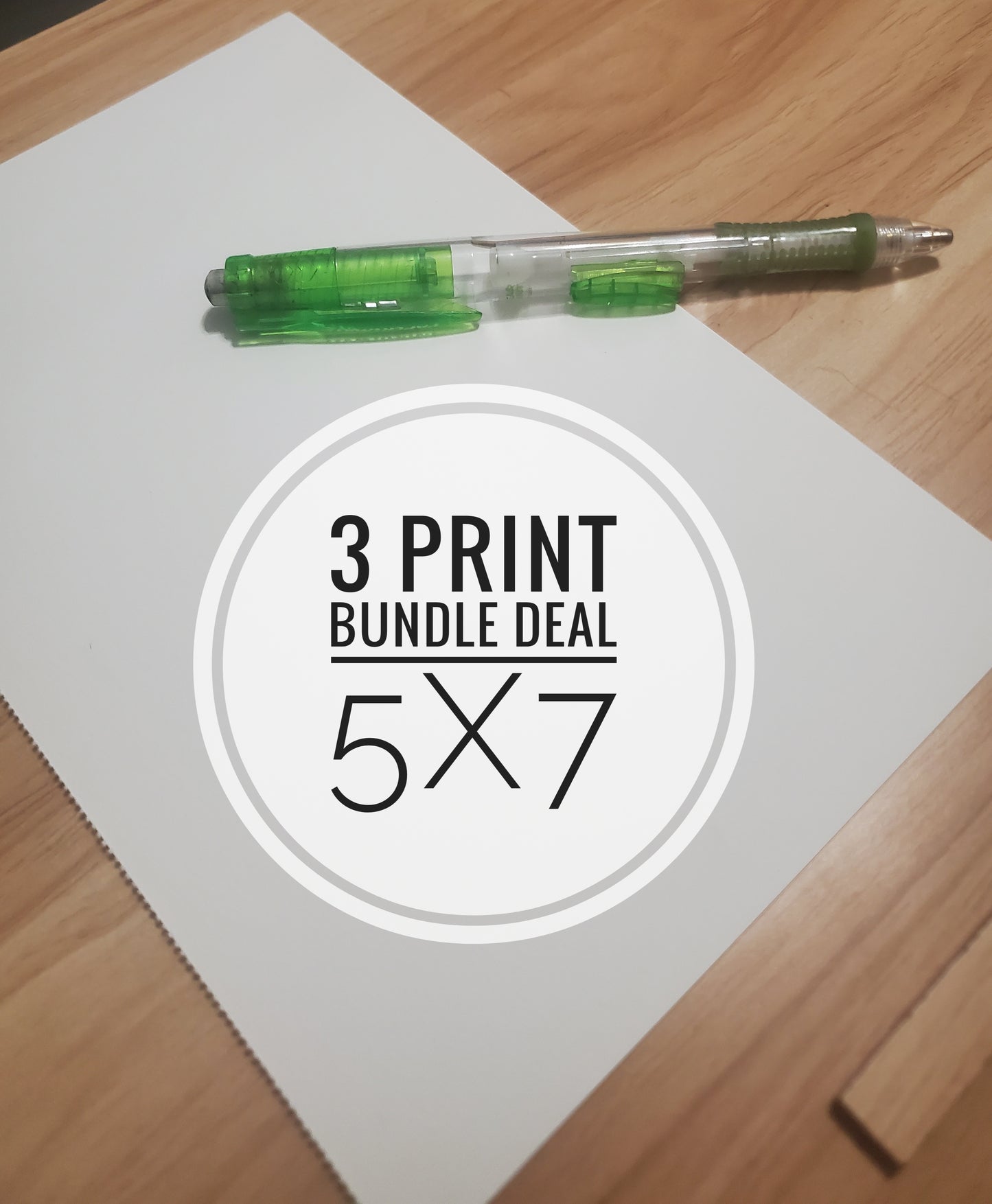 5x7 3 print bundle deal