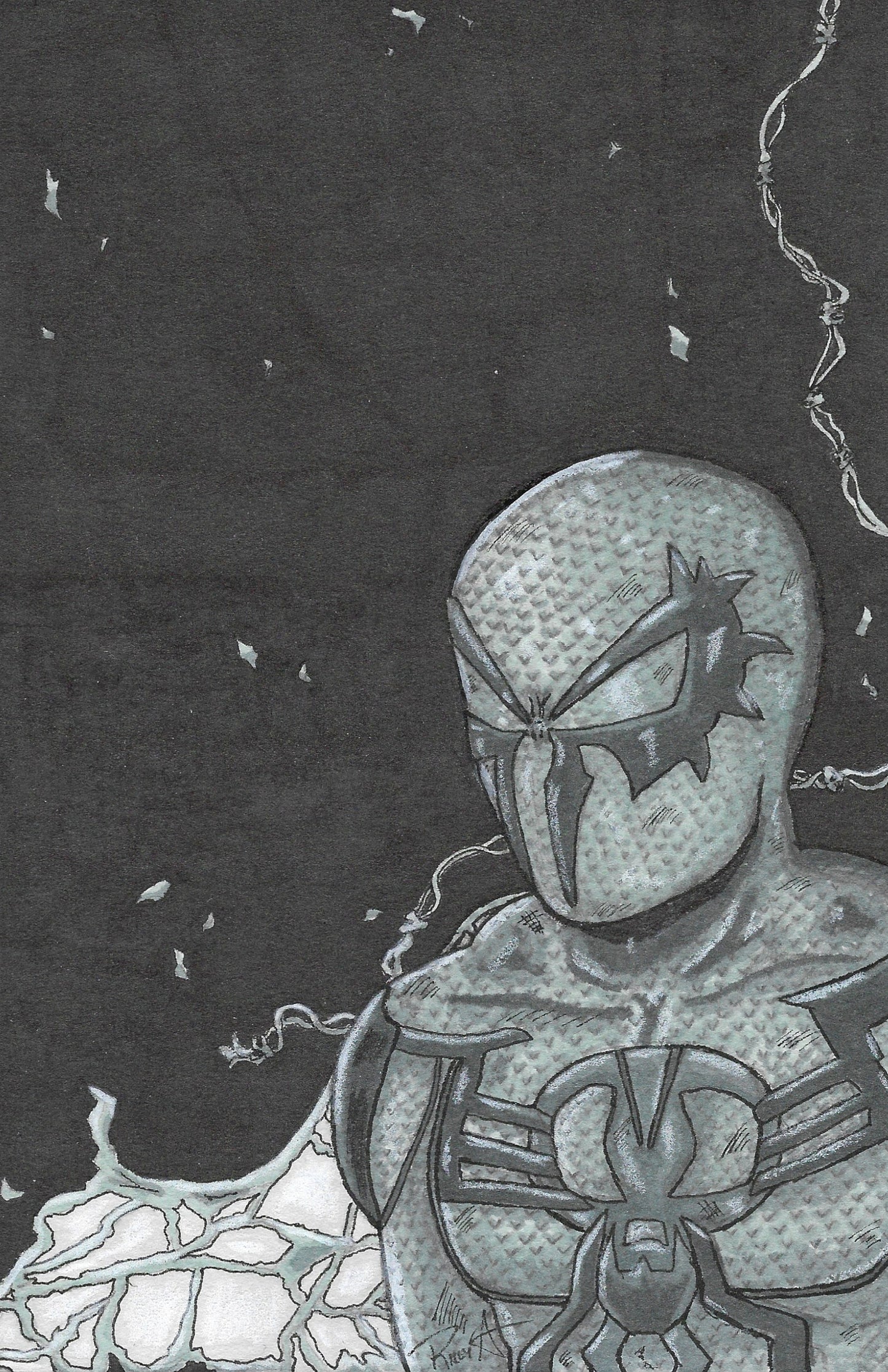 11x17 print Spiderman 2099