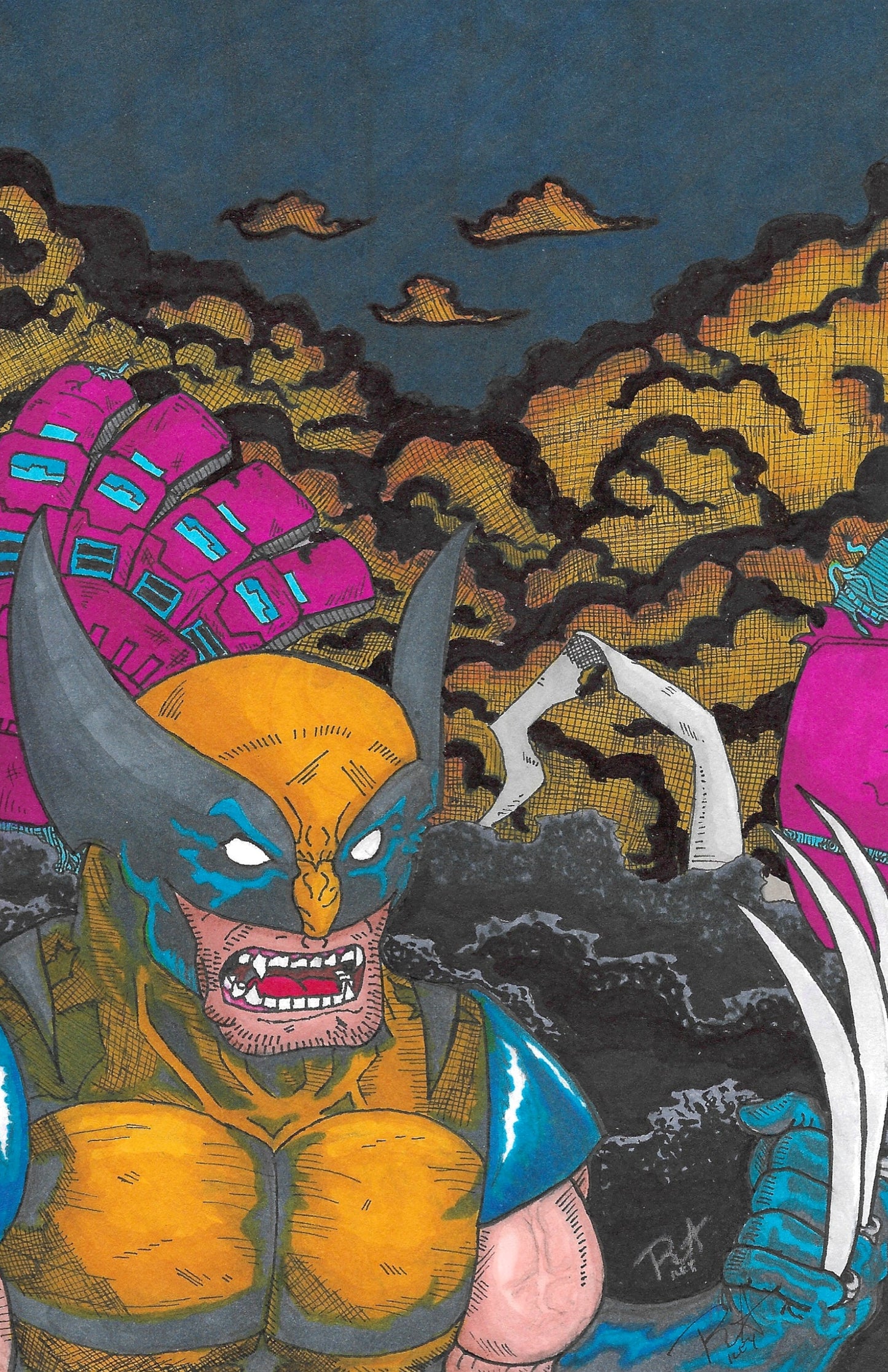 11x17 print Wolverine x men 97