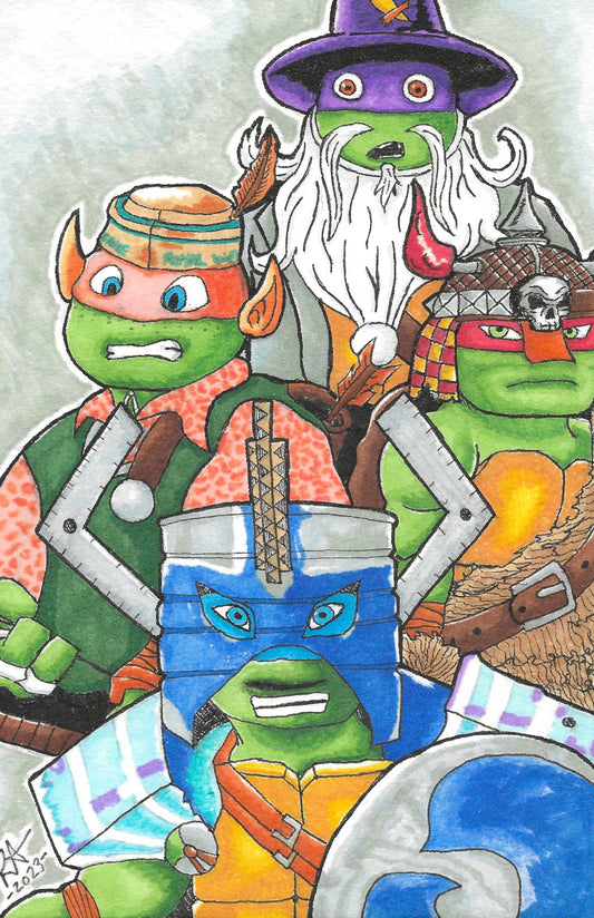 11x17 print Larp Turtles 2012