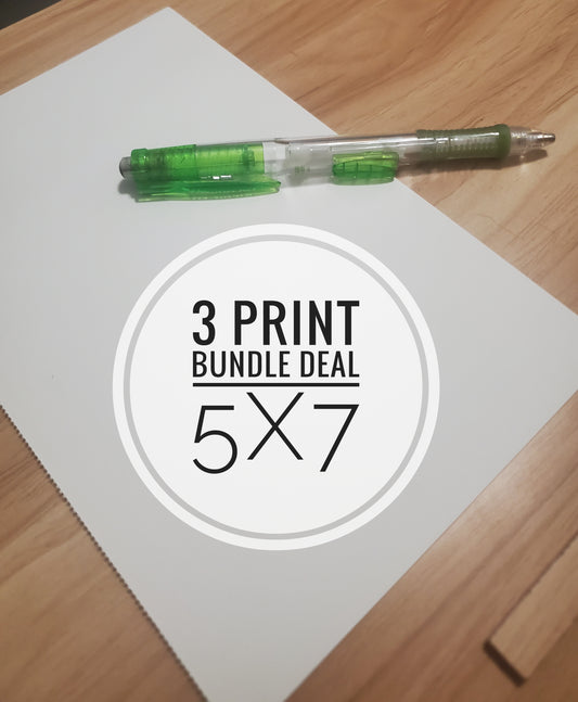 5x7 3 print bundle deal