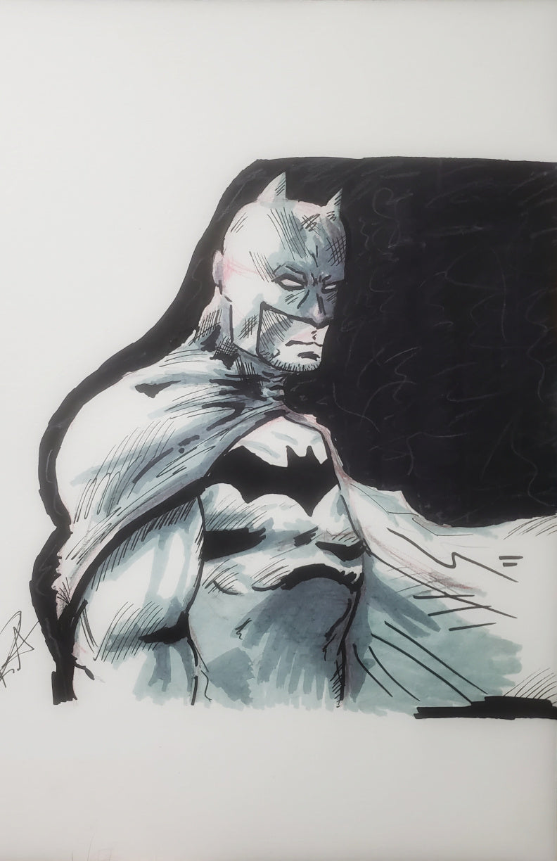 11x17 print Batman (Greyscale)