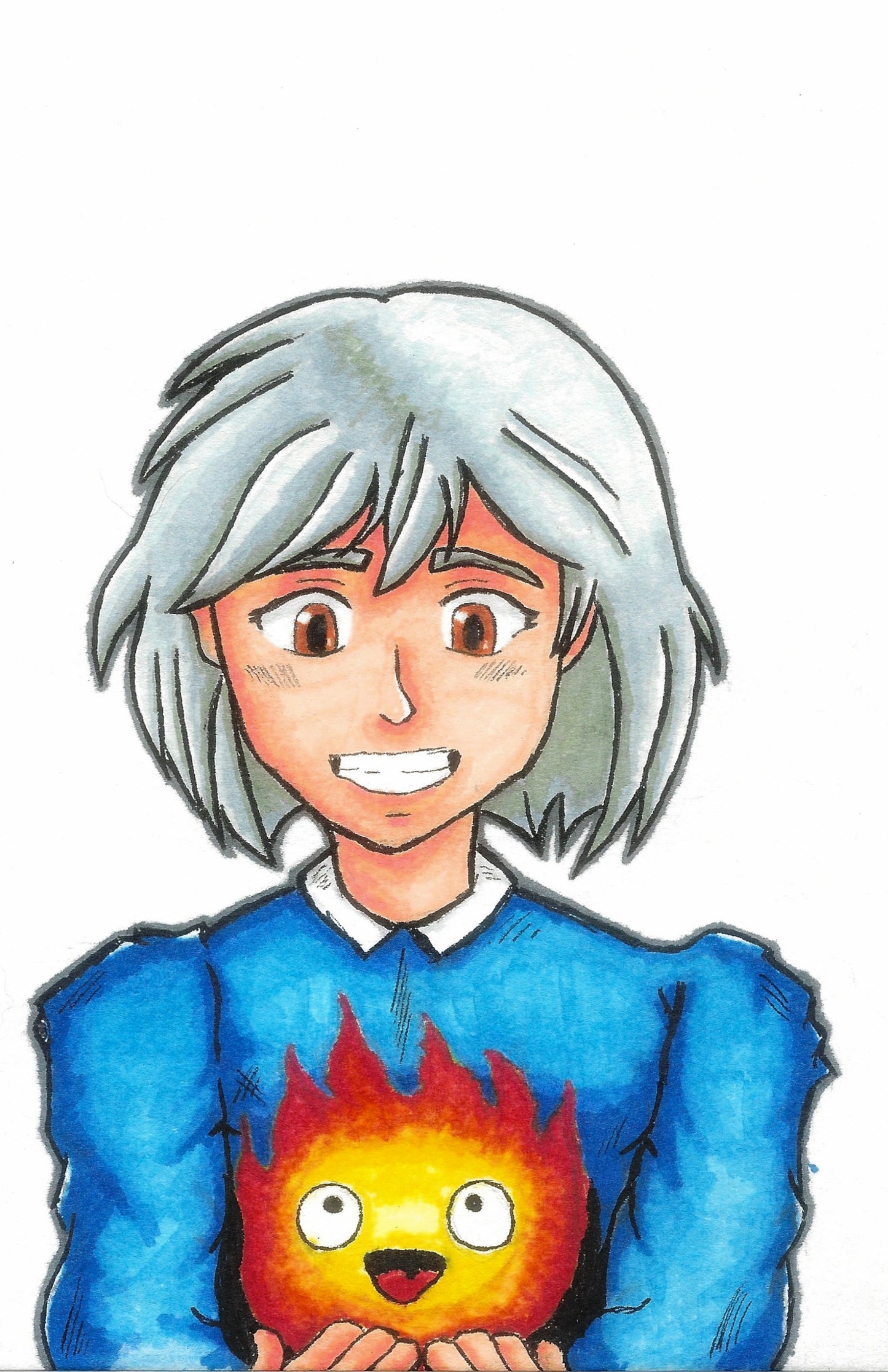 11x17 print Sophie and Calcifer
