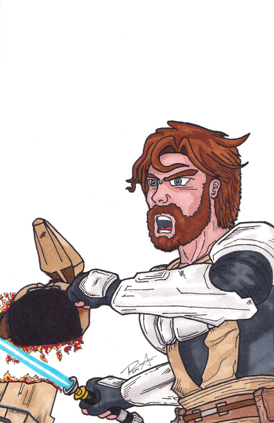 11x17 print Obi Wan fanart