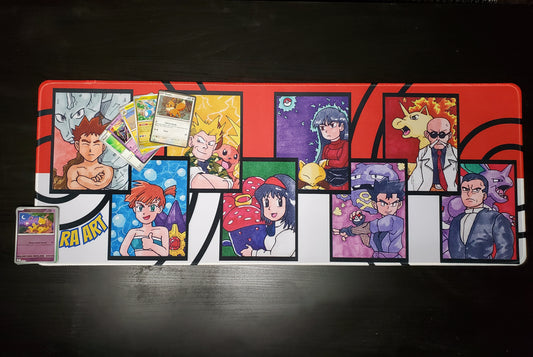 Gaming/computer mat Kanto Gym Leaders