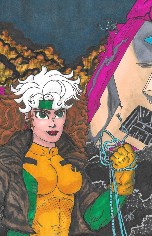 11x17 print Rogue x men 97